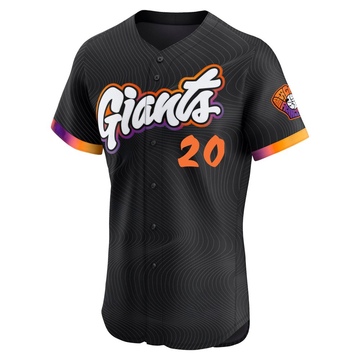 Men's San Francisco Giants Bobby Murcer Anthracite 2025 City Connect Jersey - Elite