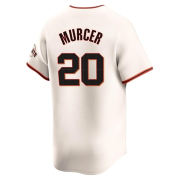 Men's San Francisco Giants Bobby Murcer Cream Home Jersey - Elite