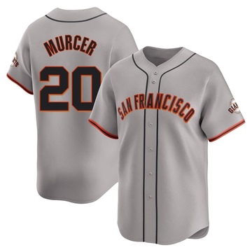 Men's San Francisco Giants Bobby Murcer Gray Away Jersey - Limited