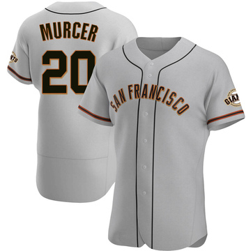 Men's San Francisco Giants Bobby Murcer Gray Road Jersey - Authentic
