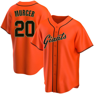 Men's San Francisco Giants Bobby Murcer Orange Alternate Jersey - Replica