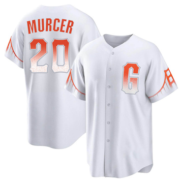 Men's San Francisco Giants Bobby Murcer White 2021 City Connect Jersey - Replica