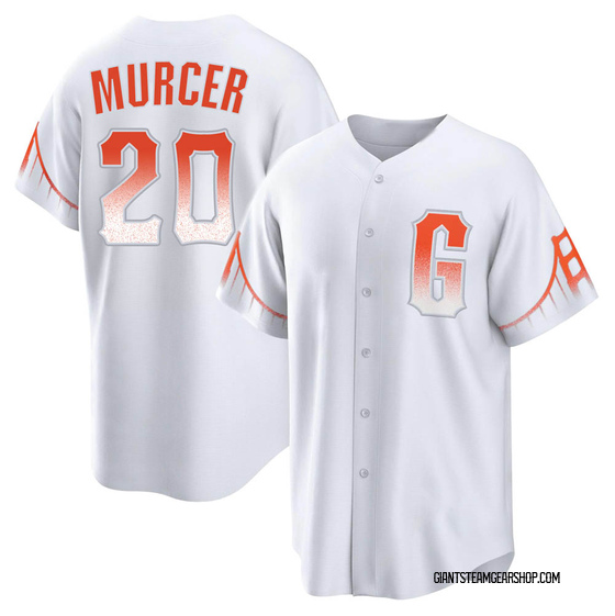 Men's San Francisco Giants Bobby Murcer White 2021 City Connect Jersey - Replica
