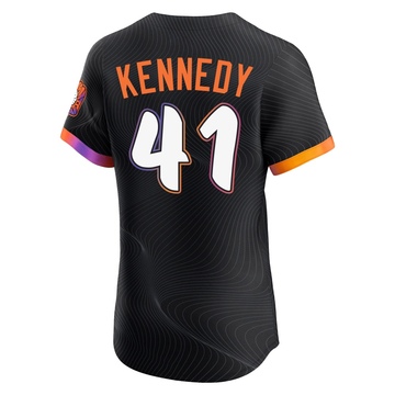 Men's San Francisco Giants Buddy Kennedy Anthracite 2025 City Connect Jersey - Elite