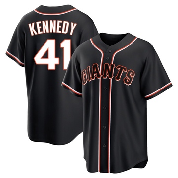 Men's San Francisco Giants Buddy Kennedy Black Fashion Out Jersey - Replica