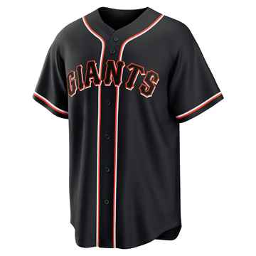Men's San Francisco Giants Buddy Kennedy Black Fashion Out Jersey - Replica