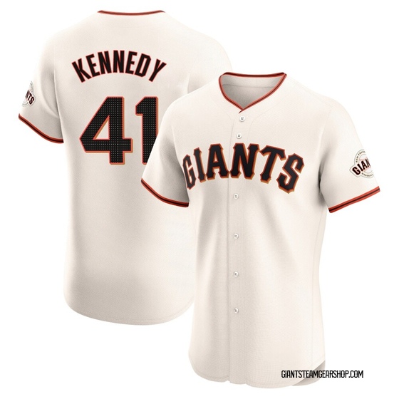 Men's San Francisco Giants Buddy Kennedy Cream Home Jersey - Elite