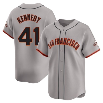 Men's San Francisco Giants Buddy Kennedy Gray Away Jersey - Limited