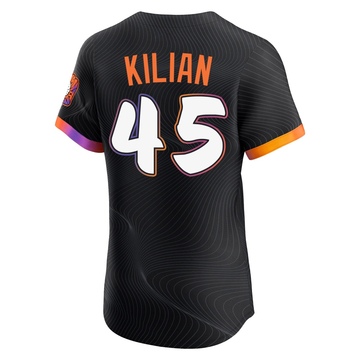 Men's San Francisco Giants Caleb Kilian Anthracite 2025 City Connect Jersey - Elite
