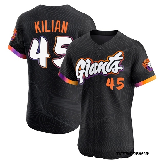 Men's San Francisco Giants Caleb Kilian Anthracite 2025 City Connect Jersey - Elite