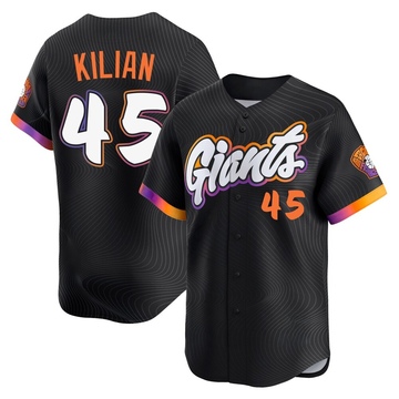 Men's San Francisco Giants Caleb Kilian Anthracite 2025 City Connect Jersey - Limited