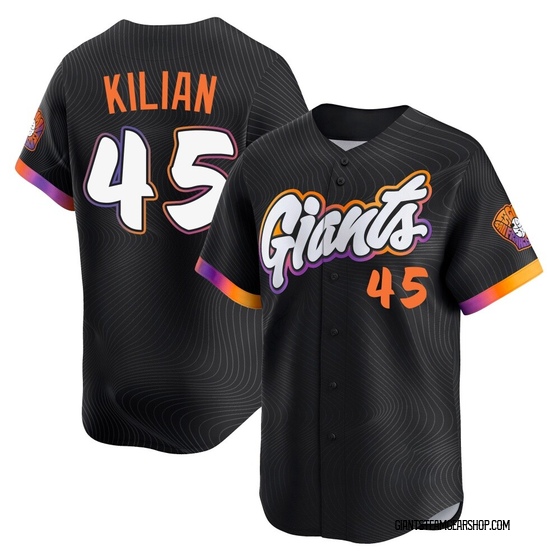 Men's San Francisco Giants Caleb Kilian Anthracite 2025 City Connect Jersey - Limited
