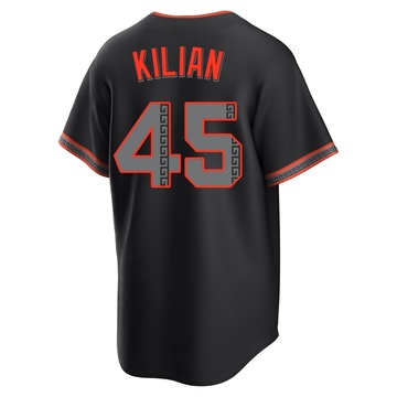 Men's San Francisco Giants Caleb Kilian Black Alternate Jersey - Replica