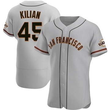 Men's San Francisco Giants Caleb Kilian Gray Road Jersey - Authentic
