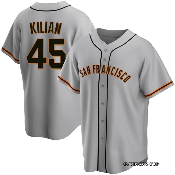 Men's San Francisco Giants Caleb Kilian Gray Road Jersey - Replica