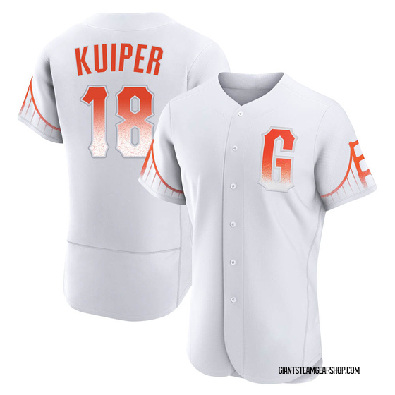 Men's San Francisco Giants Duane Kuiper White 2021 City Connect Jersey - Authentic
