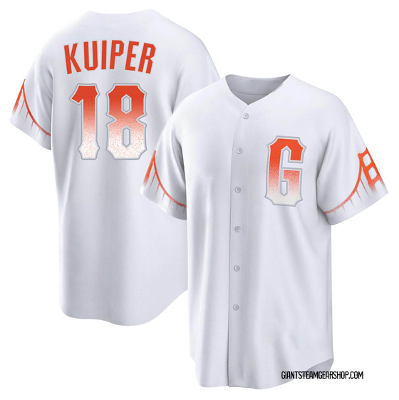 Men's San Francisco Giants Duane Kuiper White 2021 City Connect Jersey - Replica
