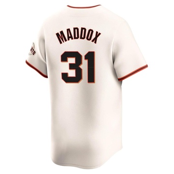 Men's San Francisco Giants Garry Maddox Cream Home Jersey - Elite