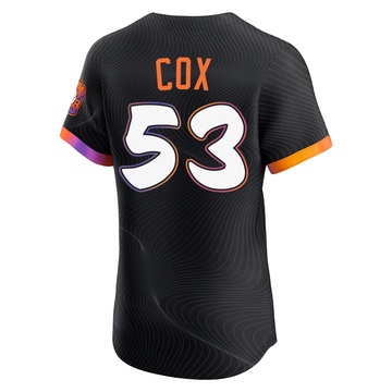 Men's San Francisco Giants Jonah Cox Anthracite 2025 City Connect Jersey - Elite