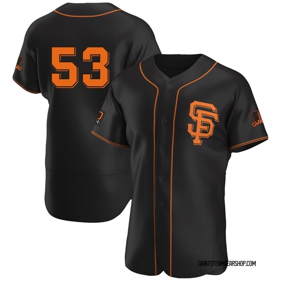 Men's San Francisco Giants Jonah Cox Black Alternate Jersey - Authentic