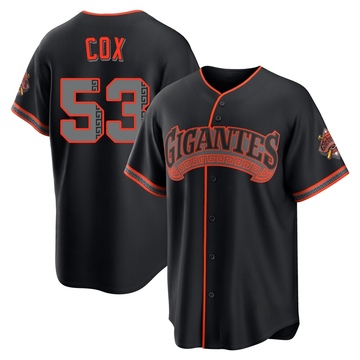 Men's San Francisco Giants Jonah Cox Black Alternate Stadium Jersey - Limited