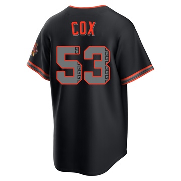 Men's San Francisco Giants Jonah Cox Black Alternate Stadium Jersey - Limited