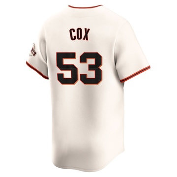 Men's San Francisco Giants Jonah Cox Cream Home Jersey - Elite