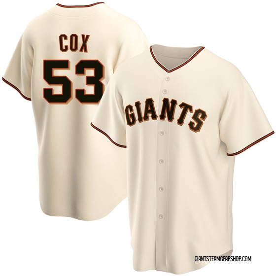 Men's San Francisco Giants Jonah Cox Cream Home Jersey - Replica