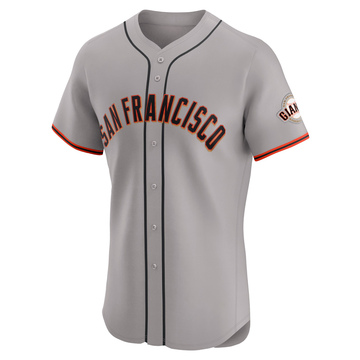 Men's San Francisco Giants Ryan Borucki Gray Road Jersey - Elite