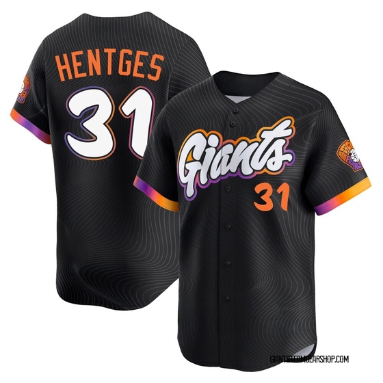 Men's San Francisco Giants Sam Hentges Anthracite 2025 City Connect Jersey - Limited