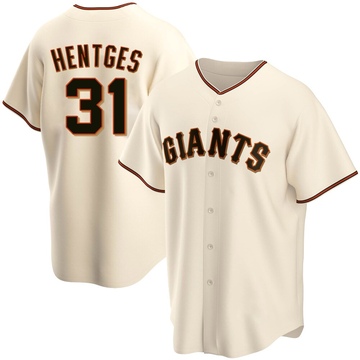 Men's San Francisco Giants Sam Hentges Cream Home Jersey - Replica
