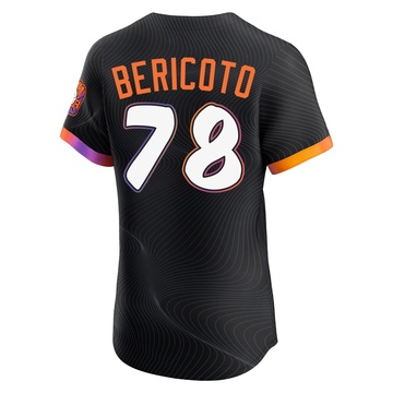 Men's San Francisco Giants Victor Bericoto Anthracite 2025 City Connect Jersey - Elite