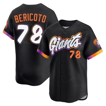 Men's San Francisco Giants Victor Bericoto Anthracite 2025 City Connect Jersey - Limited