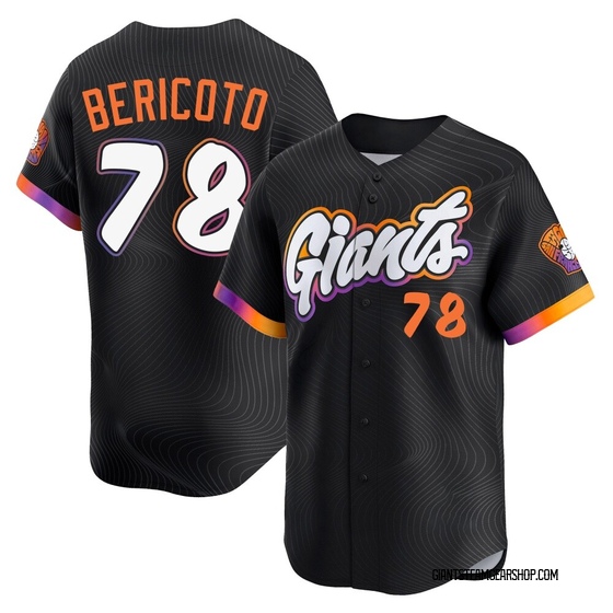 Men's San Francisco Giants Victor Bericoto Anthracite 2025 City Connect Jersey - Limited