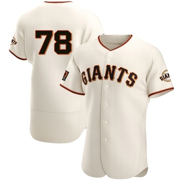 Men's San Francisco Giants Victor Bericoto Cream Home Jersey - Authentic