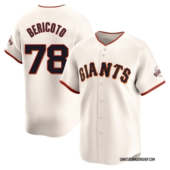 Men's San Francisco Giants Victor Bericoto Cream Home Jersey - Limited