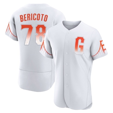 Men's San Francisco Giants Victor Bericoto White 2021 City Connect Jersey - Authentic