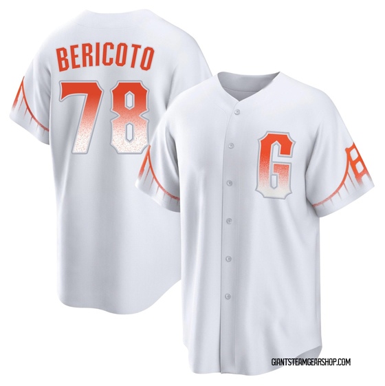 Men's San Francisco Giants Victor Bericoto White 2021 City Connect Jersey - Replica