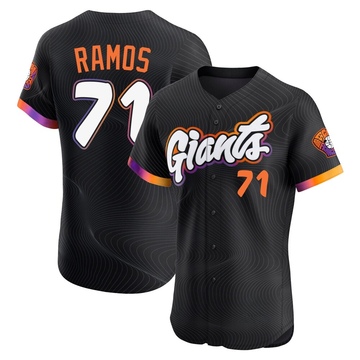 Men's San Francisco Giants Wilkin Ramos Anthracite 2025 City Connect Jersey - Elite