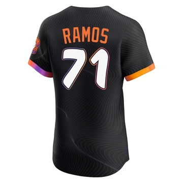 Men's San Francisco Giants Wilkin Ramos Anthracite 2025 City Connect Jersey - Elite