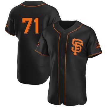 Men's San Francisco Giants Wilkin Ramos Black Alternate Jersey - Authentic