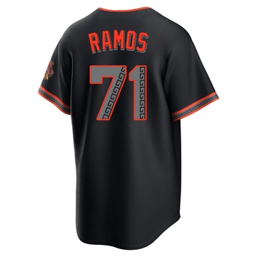 Men's San Francisco Giants Wilkin Ramos Black Alternate Stadium Jersey - Limited