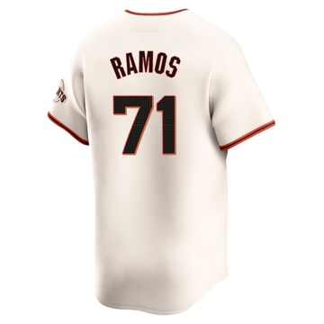 Men's San Francisco Giants Wilkin Ramos Cream Home Jersey - Elite