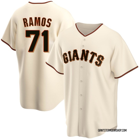Men's San Francisco Giants Wilkin Ramos Cream Home Jersey - Replica