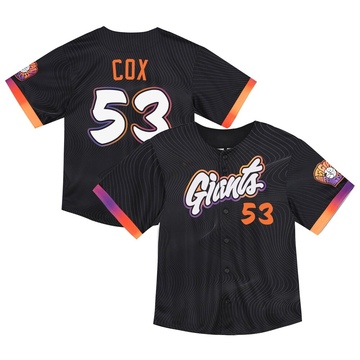 Toddler San Francisco Giants Jonah Cox Anthracite 2025 City Connect Jersey - Limited