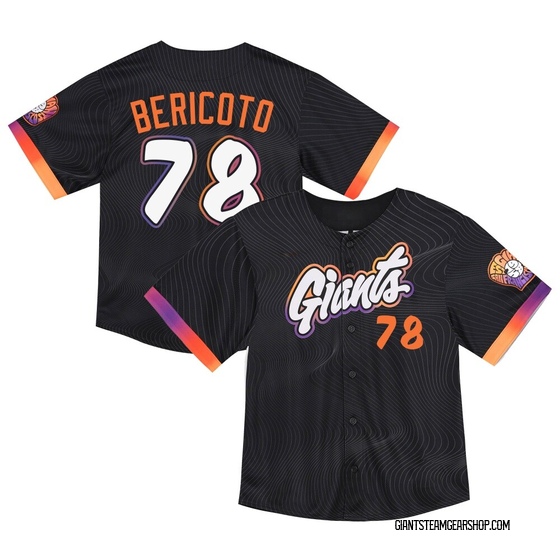 Toddler San Francisco Giants Victor Bericoto Anthracite 2025 City Connect Jersey - Limited