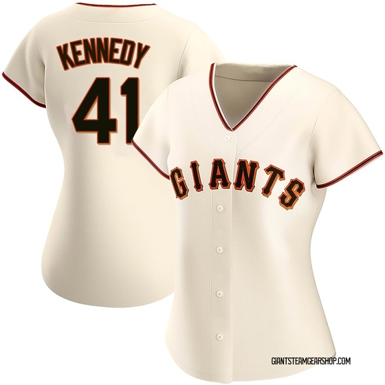 Women's San Francisco Giants Buddy Kennedy Cream Home Jersey - Replica