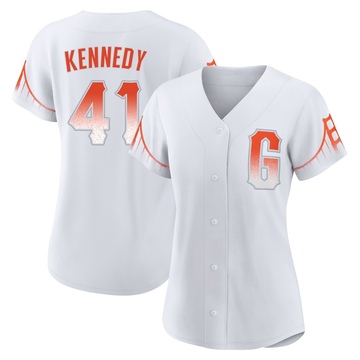 Women's San Francisco Giants Buddy Kennedy White 2021 City Connect Jersey - Replica