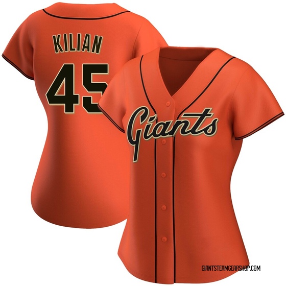 Women's San Francisco Giants Caleb Kilian Orange Alternate Jersey - Authentic
