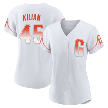 Women's San Francisco Giants Caleb Kilian White 2021 City Connect Jersey - Authentic